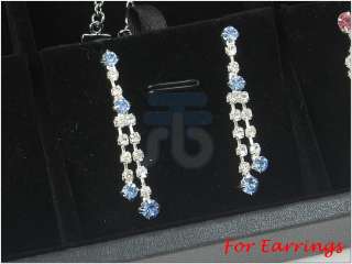 30 Pads Earrings Pendant Chain Charm Jewelry Display Glass Top Tray 