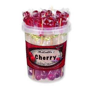 Melville Candy Lollipops, Cherry Grocery & Gourmet Food