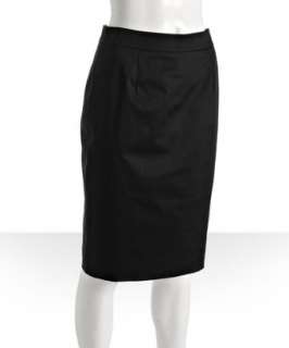 Moschino Cheap and Chic black cotton pencil skirt   