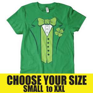   TUXEDO T shirt st. Patricks day irish beer drinking parade S XXL