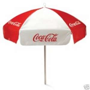 COCA COLA COKE OUTOOR VINYL PATIO UMBRELLA NEW  