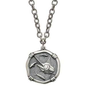  Guy Harvey 25mm Marlin Circle Rope Necklace Jewelry