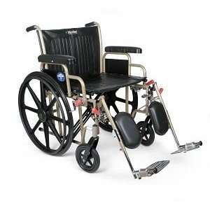 Medline MDS806850AM Wheelchair, Excel, Antimicrobial, 22 1/CS