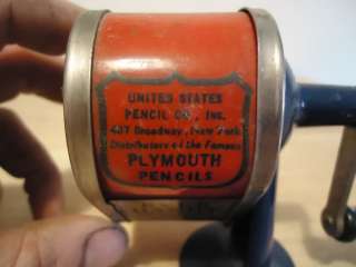 Fantastic EVER HANDY Pencil Sharpener 1940s RARE 2 tone plymouth 