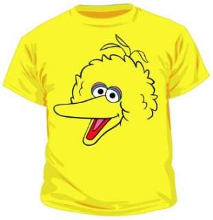  Sesame Street Big Bird Face Tee T Shirt Clothing