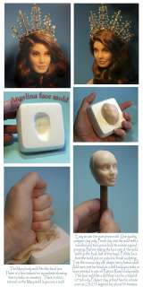 ANGELINA FACE MOLD for a 10 doll   Patricia Rose prfag  