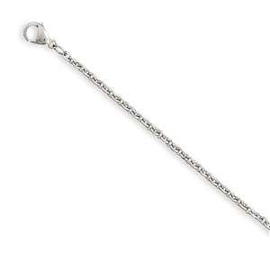 Cable Chain Necklace Stainless Steel  