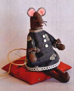 Bitty Mouse Pincushion Pattern by Bunny Hill Designs  
