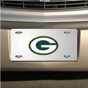    Green Bay Packers Silver Mirrored License Plate