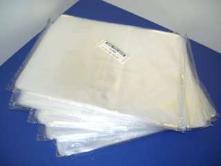 500 CLEAR 8 x 10 POLY BAGS PLASTIC 1 MIL FLAT OPEN TOP  