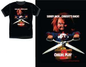 CHILDS PLAY Chuckys Back Movie Chucky POSTER T SHIRT  