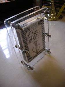 David blaine   Split Spades Bee Deck signed with luxury case display 