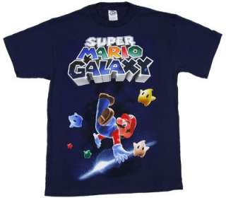 Nintendo *SUPER MARIO GALAXY* Wii Game T Shirt  2XL  
