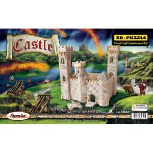  Castle 3D Puzzle Wood Craft Construction Kit Toys & Games