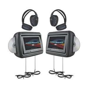  8.8 Universal Headrest Monitors   Black Electronics