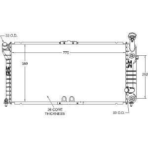  Radiator 1999 96 Lumina Automotive