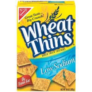 Nabisco Wheat Thins Hint of Salt Crackers   6 Pack  