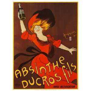  Absinthe Ducros Fils Poster Print