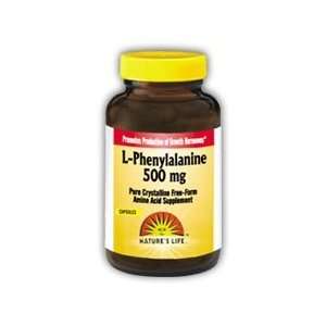  Natures Life L Phenylalanine 500 mg 50 Capsule Health 