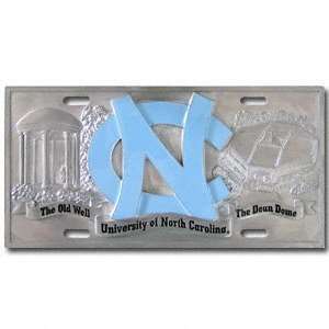  North Carolina Tar Heels 3 D License Plate