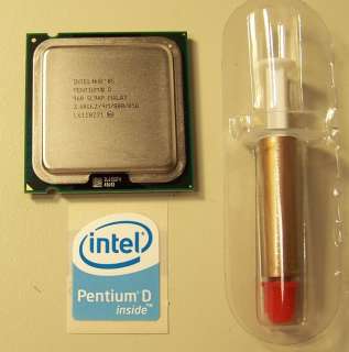 INTEL Pentium D Dual Cor 3.6GHZ 4MB/800 960 SL9AP 130w Fastest Pentium 