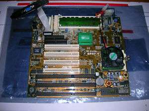 ASUS SP97 V Socket 7 Motherboard Ram CPU & Video Cable  
