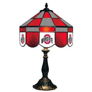 com Ohio State Buckeyes NCAA Officially Licensed Stained Glass Table 