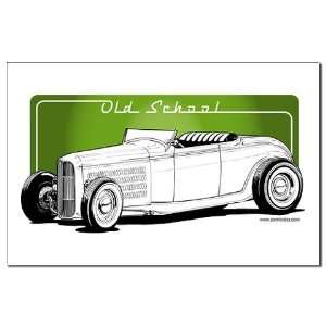  Old School Hot Rod Retro Mini Poster Print by  