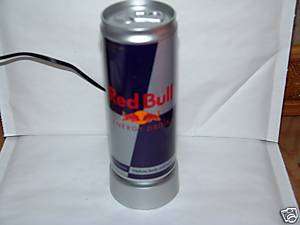 RED BULL ENERGY DRINK CAN TABLE LAMP LIGHT NIB NR COOL  