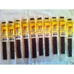 Wild Game Beef Jerky  Ostrich Jerky 10 Pack