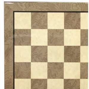   Grey Briar Glossy Chess Board with 2in Squares