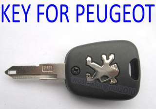 UNCUT Remote Key Shell Case For Peugeot 106 206 306 405  