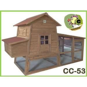   CC 53 Chicken Coop Hens House Or Rabbit Hutch Patio, Lawn & Garden