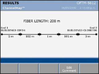 Fluke OF 500 OptiFiber SM/MM OTDR OFTM 5632 OFTM 5612  