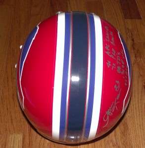 Andre Reed Buffalo Bills Autograph Riddell Full Size F/S STAT Helmet 