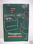 westinghouse roaster oven recipes care use manual 1954  