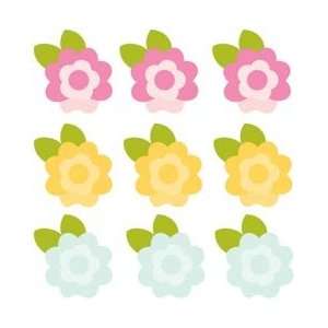   Glitter Paper Flowers 9/Pkg ; 3 Items/Order Arts, Crafts & Sewing