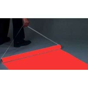  Red Plastic Aisle Carpet Runner 100 foot Roll Health 