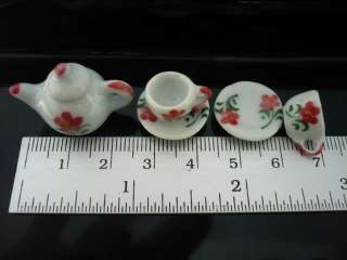 Tea&Coffee Set Dollhouse Miniatures Ceramic Supply Food  