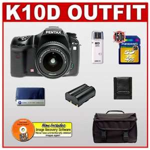  Pentax K10D Digital SLR Camera Body + Pentax 18 55mm DA Lens 
