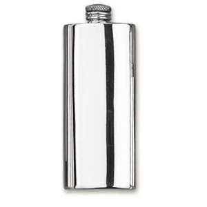  Sheffield Pewter 3oz Plain Slimline Flask (Made in UK 