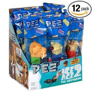 PEZ Ice Age 2, 0.58 Ounce Assorted Candy Dispensers (Pack of 12 