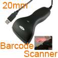 USB 80mm Long CCD Barcode Scanner Bar Code Reader  