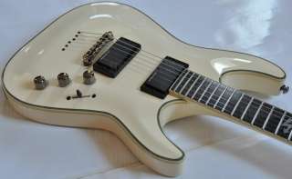 Schecter Blackjack ATX C 1 Electric Guitar in Aged White Satin.Made in 