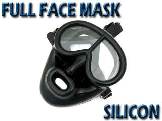 Classic Commercial Scuba Full Face Silicone Dive Mask  