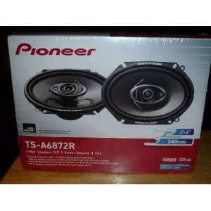   pioneer ts a6872r 3 way 240w 6 by 8 auto speakers 