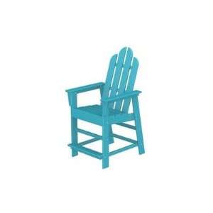  Recycled Plastic Long Island Counter Chair Patio, Lawn & Garden