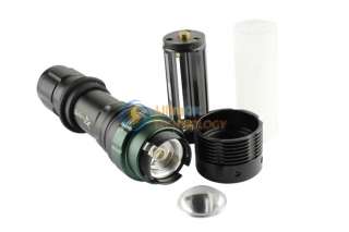   Zoomable Adjustable Focus Flashlight Torch Fit 1x18650 battery  