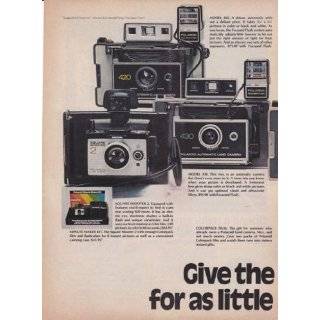 Polaroid Minute Land Cameras 2 Page 1974 Original Vintage 