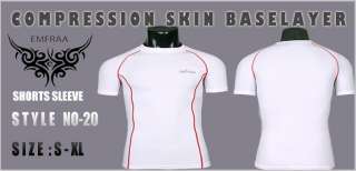 Skin compression SHIRTS base layer tight Top gear short sleeve sport 